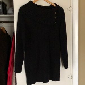Black Cotton Sweater